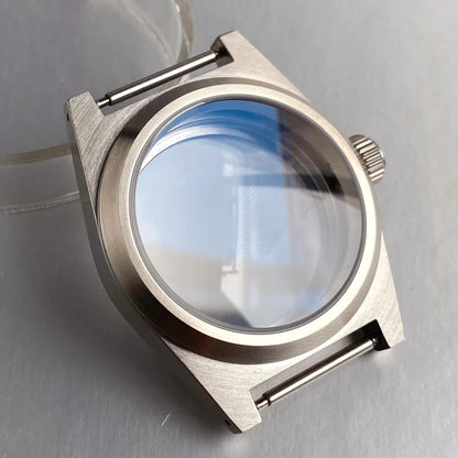 38mm Steel Brushed Diving Watch Case Fit NH34AA NH35AA NH36AA ETA 2824 PT5000