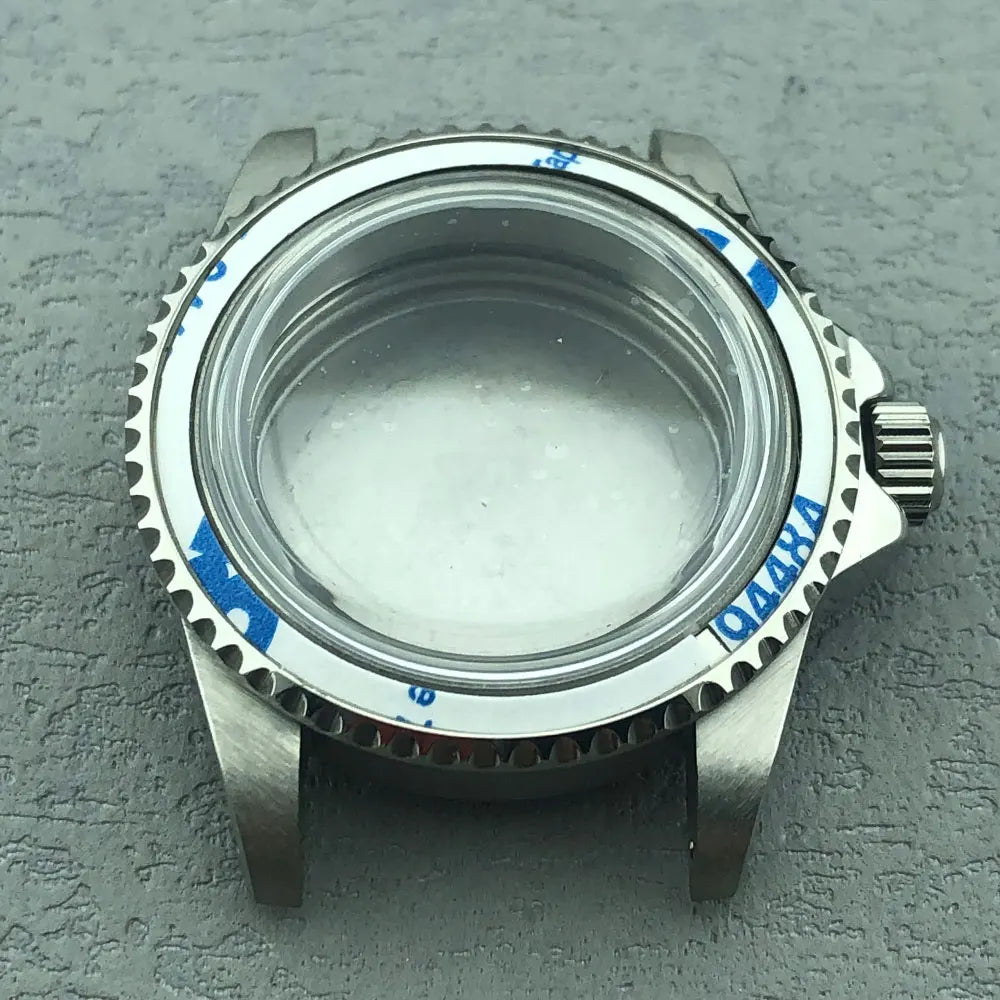 40mm Vintage 316L Steel Watch Case with Waterproof  For NH34/35 Nylon Strap