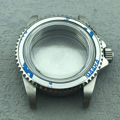 40mm Vintage 316L Steel Watch Case with Waterproof  For NH34/35 Nylon Strap