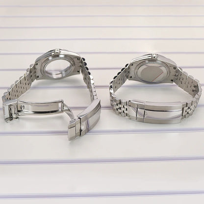 36/39mm Sapphire Case Fluted Curved Bezel For NH35 NH36 NH38 Miyota 8215 8205