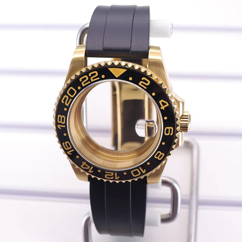 40mm Watch Case Set For GMT SUB Yacht NH34 NH35 NH36 NH39 8215 Eta2824 PT5000