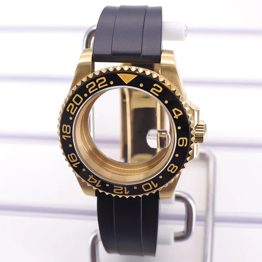 40mm Watch Case For nh35 nh36 nh34/38 Miyota8215 Eta2824 GMT SUB Case 120clicks