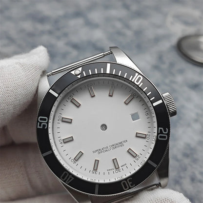 41mm 316L Watch Case with Sapphire Crystal for ETA2824 ST2130 SW200 P5000