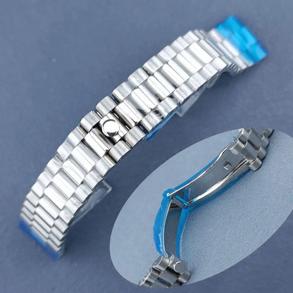 40mm Sapphire Glass 316L dual calendar watch 904L strap suitable for 8285 Movt