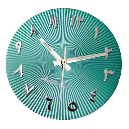 29mm ice blue Middle East numeral dial for 36-39mm fluted bezel watches, compatible with Miyota NH35/NH36 ETA PT.