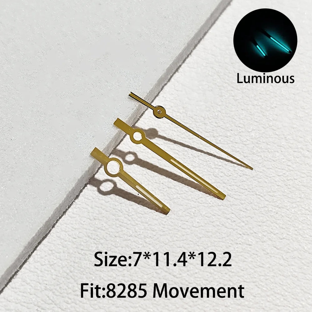 Watch Hands Pointers with Blue-Green C3 Luminous Suitable For Miyota 8285 Hands