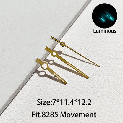 Watch Hands Pointers with Blue-Green C3 Luminous Suitable For Miyota 8285 Hands