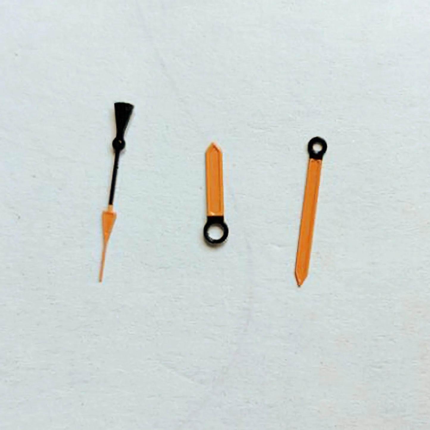 Black Orange Watch Hands for NH35 NH36 Mechanical Orange Luminous