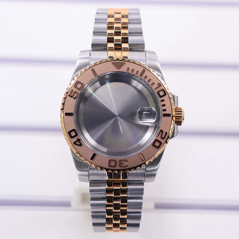 40mm Watch Case For NH35 NH34 NH36 NH70/Miyota8215/Eta2824 PT5000 Slide Buckle
