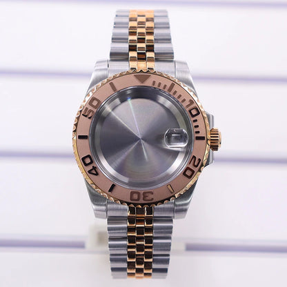 40mm Watch Case For NH35 NH34 NH36 NH70/Miyota8215/Eta2824 PT5000 Slide Buckle