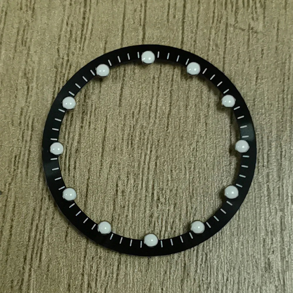 28.5mm Multicolor Ring Watch Bezel Inner Shadow Watch Face for NH70 Movement