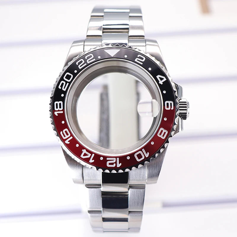 40mm Watch Cases Sapphire For Nh35 Nh36 Nh34/38 Nh70 Miyota 8215 Eta 2824 PT5000