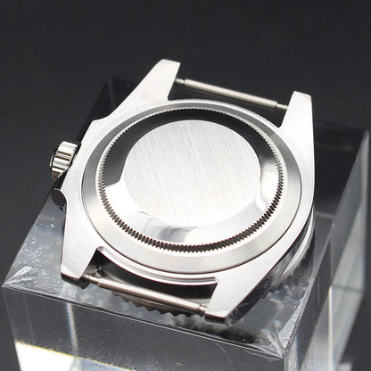 40mm Diver Watch Cases Ceramic Bezel Sapphire Glass For Sub NH35 NH36 NH34 NH38