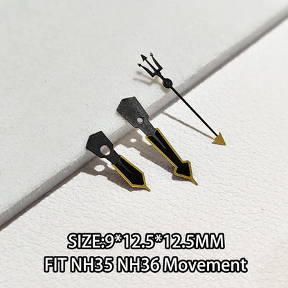 Watch Hands Luminous Suitable For NH35 NH36 Movement Personalized Second Hand
