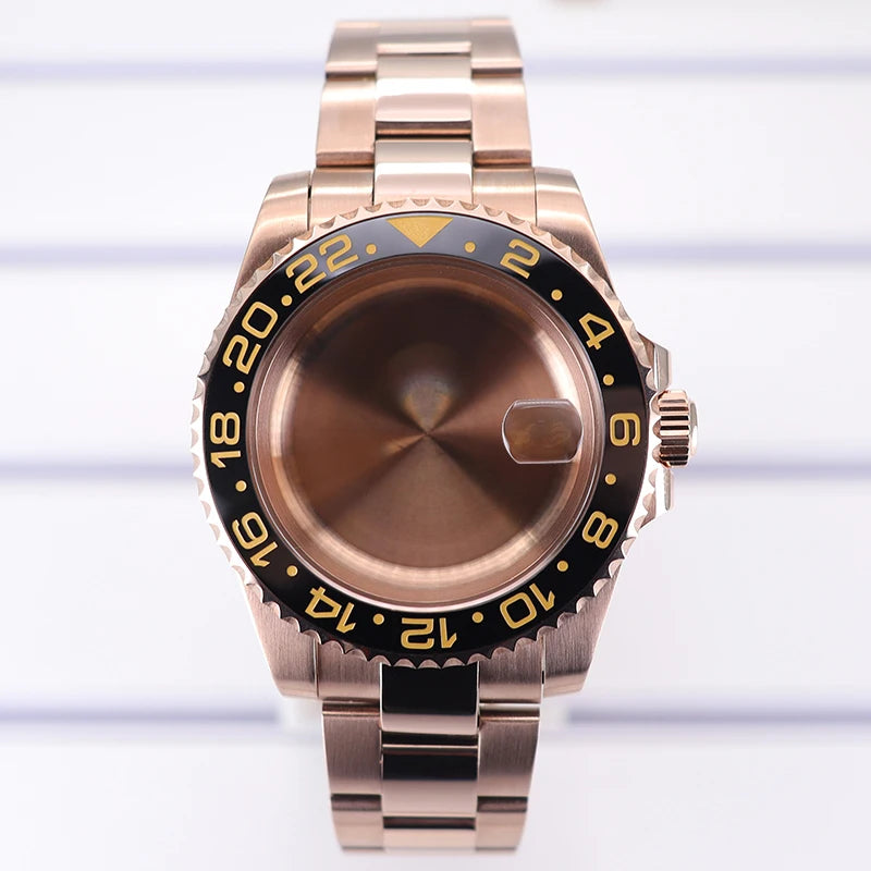 40mm Watch Case For NH35 NH36 NH70/8215/Eta2824 PT5000 NH34 Sapphire Glass