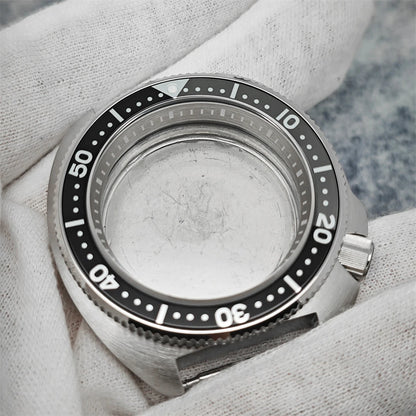 41mm Stainless Steel Watch Case Sapphire Glass Black Inner Shadow for NH35/ NH36