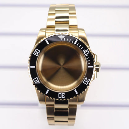 40mm Diving Watch Case Set Sapphire For NH35 NH36 NH34/38 SUB Miyota8215 Eta2824