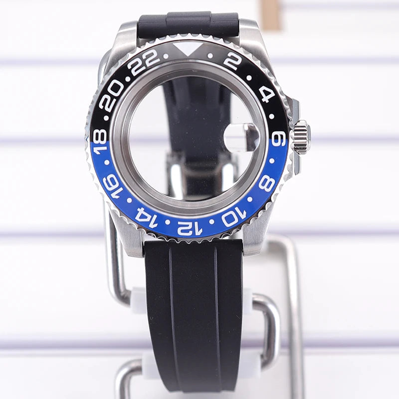 40mm Watch Case For 4R NH35 NH36 NH34/38 NH70 8215 Eta2824 PT5000 Sapphire Glass