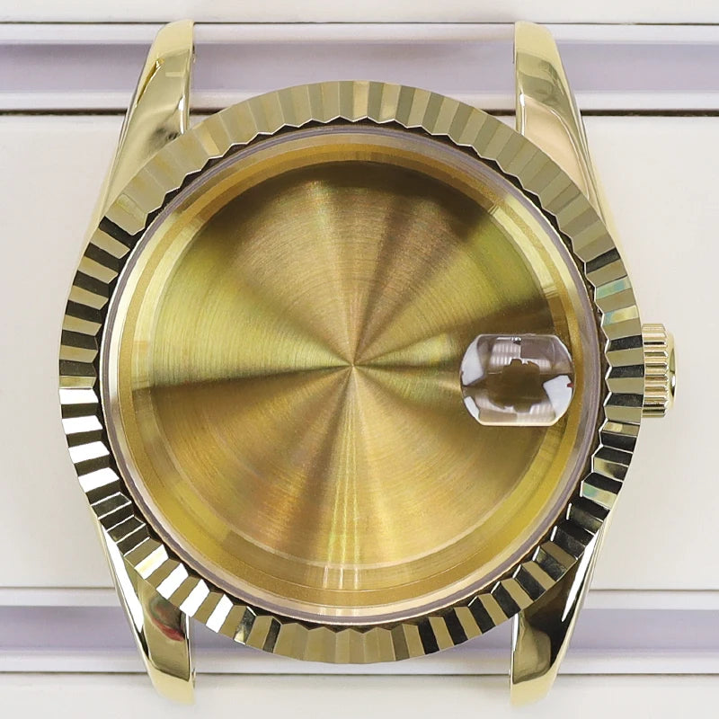 36/39mm Watch Cases Set Sapphire Glass For NH35 NH36 NH34 NH70 8215 Datejust