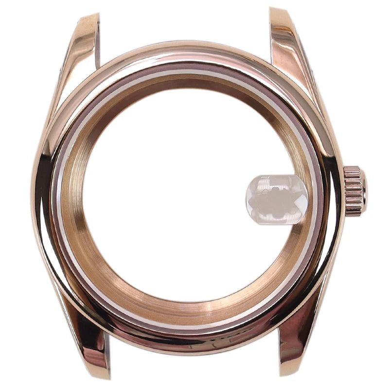 36/39mm Watch Case For NH35/36 NH38 NH70 Miyota 8215 Cases Sapphire Glass Oyster