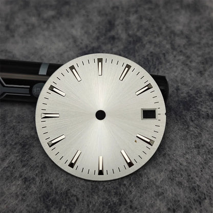 28.5mm Watch Dial Stripes Sunburst Modified Simple for NH35/ NH36 / 7S Movement