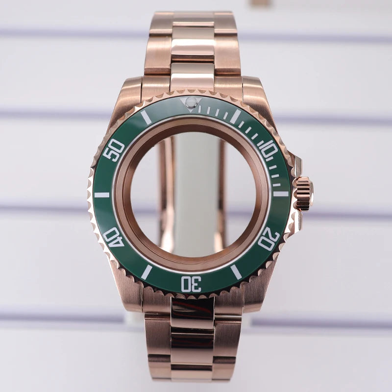 40mm Watch Case For NH35 NH36 NH70/8215/Eta2824 PT5000 NH34 Sapphire Glass