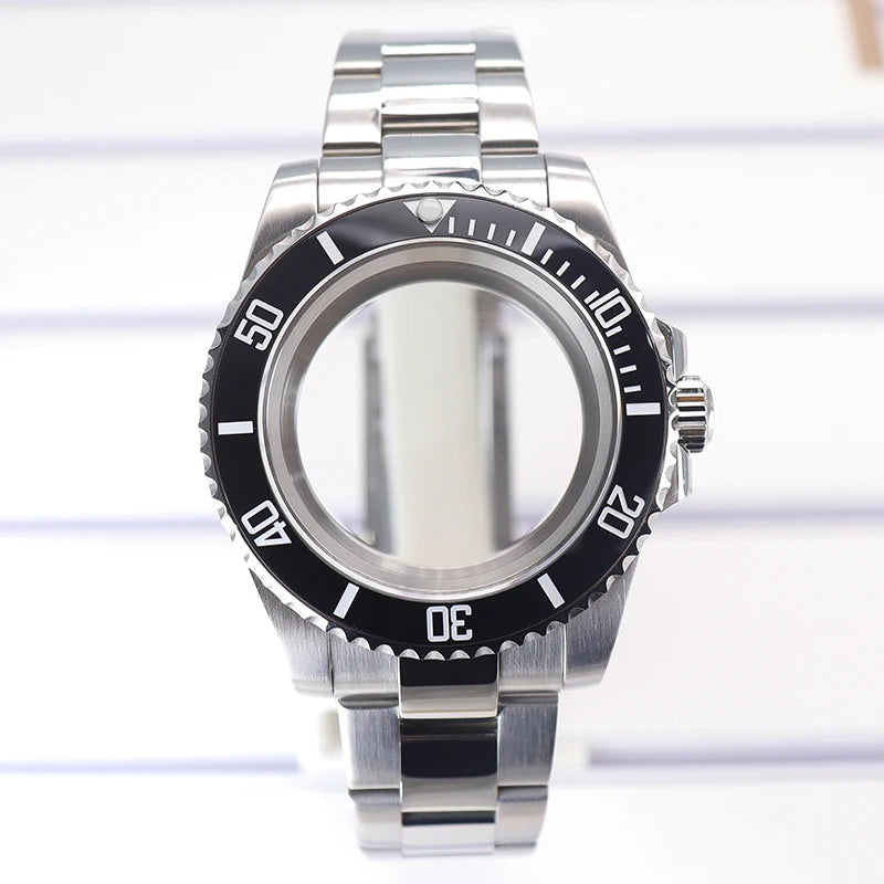 40mm Steel Watch Case For Submariner NH35 NH36 NH34 NH38 ETA 2824 Miyota 8215
