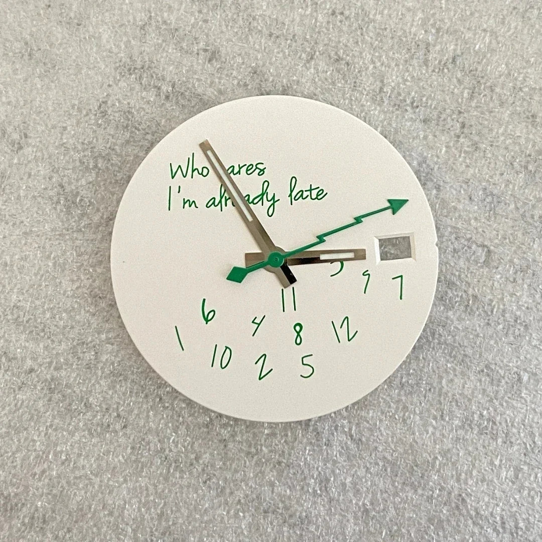 New Log Modified Watch Face 28.5mm DIY Watch Dial Fits NH35/4R36 Movement