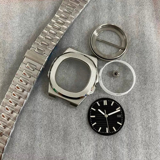 41mm Watch Case+Strap+Dial Metal lining Material Waterproof Fit NH35/NH36