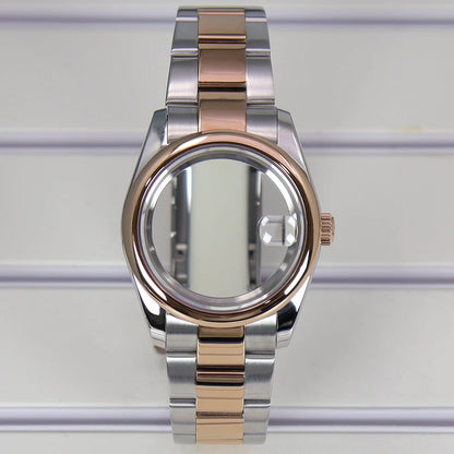 36/39mm Watch Case For NH35/36 NH38 NH70 Miyota 8215 Cases Sapphire Glass Oyster