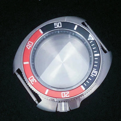 41mm Stainless Steel Watch Case Sapphire Glass Black Inner Shadow for NH35/ NH36