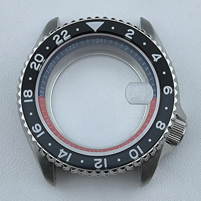 316L Stainless Steel Watch Case with Bezel for NH35 NH34 Movement Fit 28.5mm Dial
