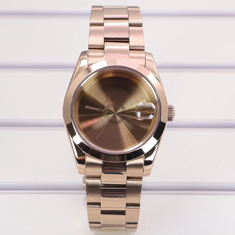 36/39mm Watch Cases and Strap Sapphire Glass For NH35 NH36 NH34 NH38 Miyota 8215