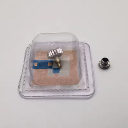 High-quality stainless steel watch crown for 41mm Datejust 126300, aftermarket parts.