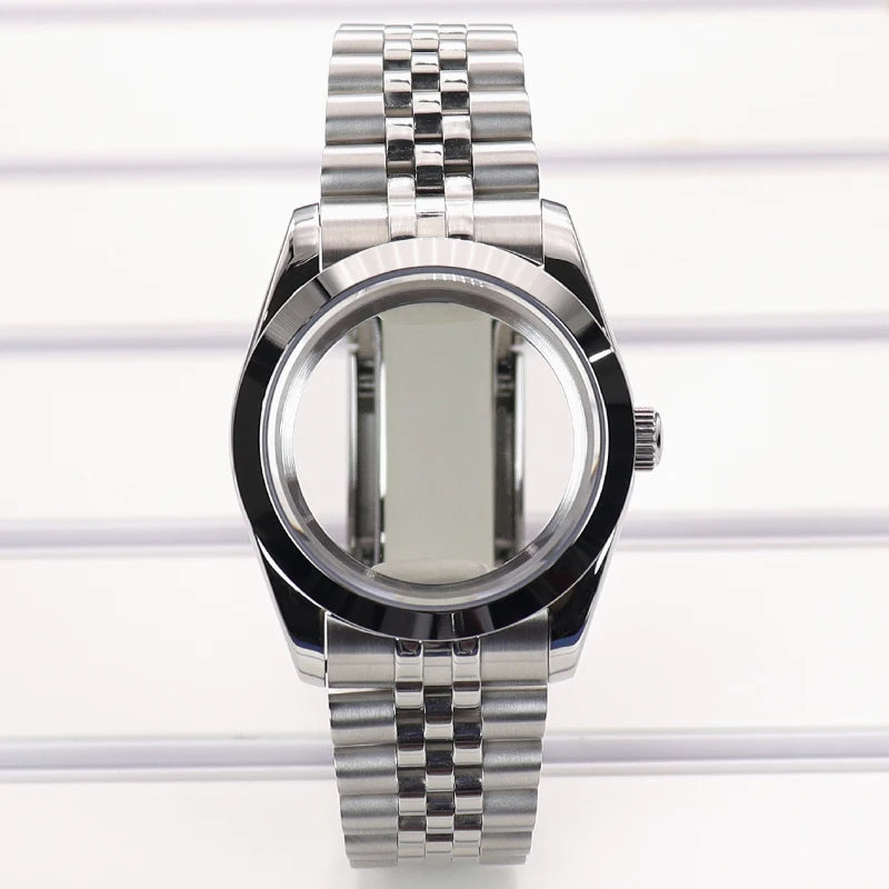 36/39mm Watch Cases and Strap Sapphire Glass For NH35 NH36 NH34 NH38 Miyota 8215