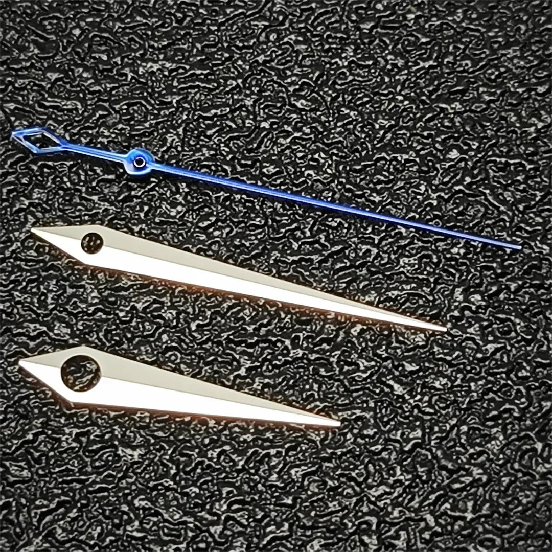 Gold/Rose/Silver/Blue Second Hands Silver Trim Watch Hands for NH35/NH36/NH34
