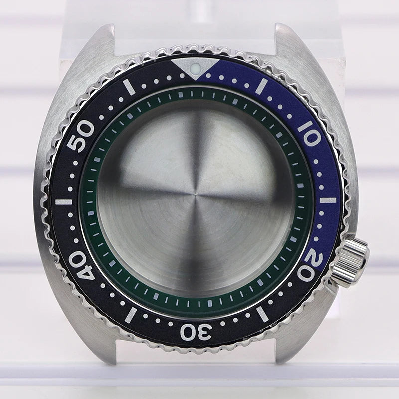 45mm Men's Watch Case With Chapter Ring For Mod Abalone NH35 NH36 NH34/38 4R36