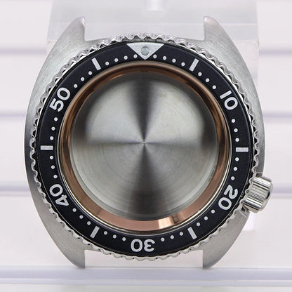 45mm Men's Watch Case With Chapter Ring For Mod Abalone NH35 NH36 NH34/38 4R36
