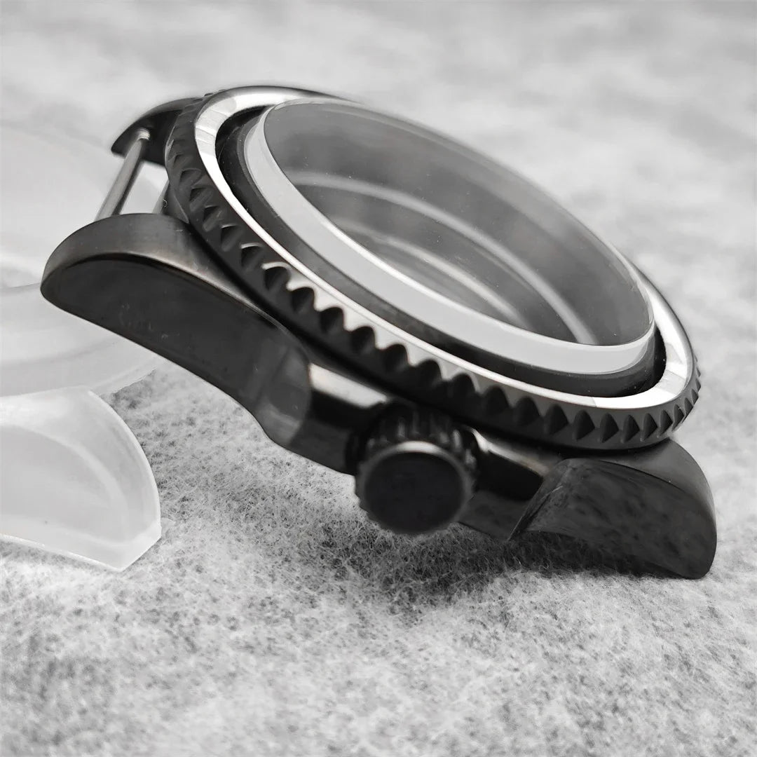 40mm Submariner GMT Sapphire Crystal Watch Case for for NH35/36 8215 8200 2813