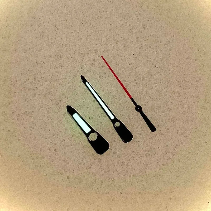 Black Grey with Green Luminous Watch Hands for NH35/NH34/NH36/NH70/4R36/7S26