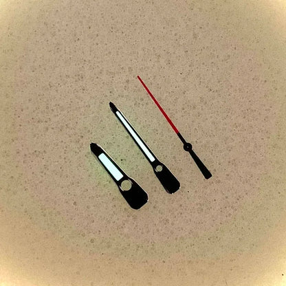 Black Grey with Green Luminous Watch Hands for NH35/NH34/NH36/NH70/4R36/7S26