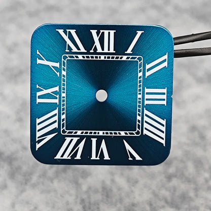38mm 316L Stainless Steel Square Watch  Case Set for NH36 4R36 Movement