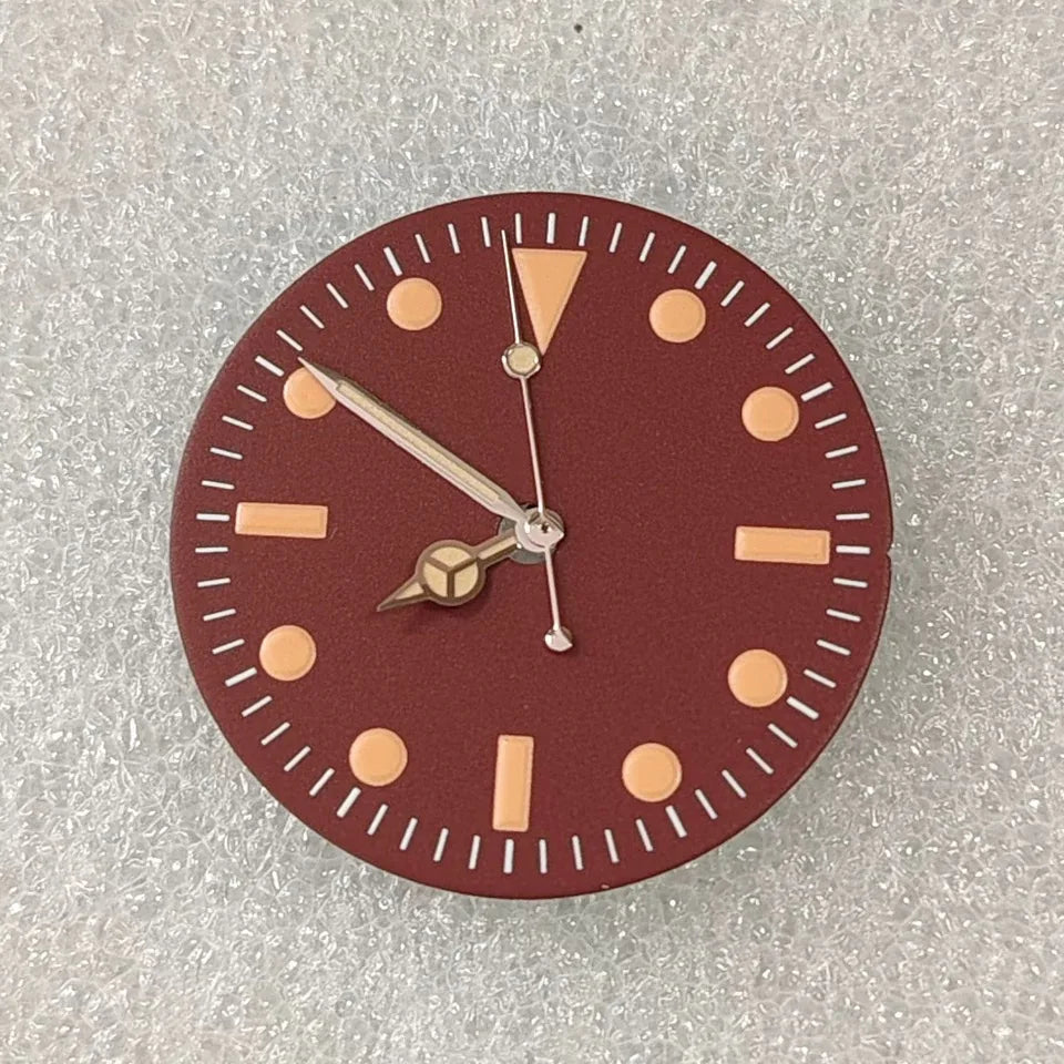 28.5mm Retro Submarine Dial And Hand With 369 Digits Suitable For NH34 NH35 NH36