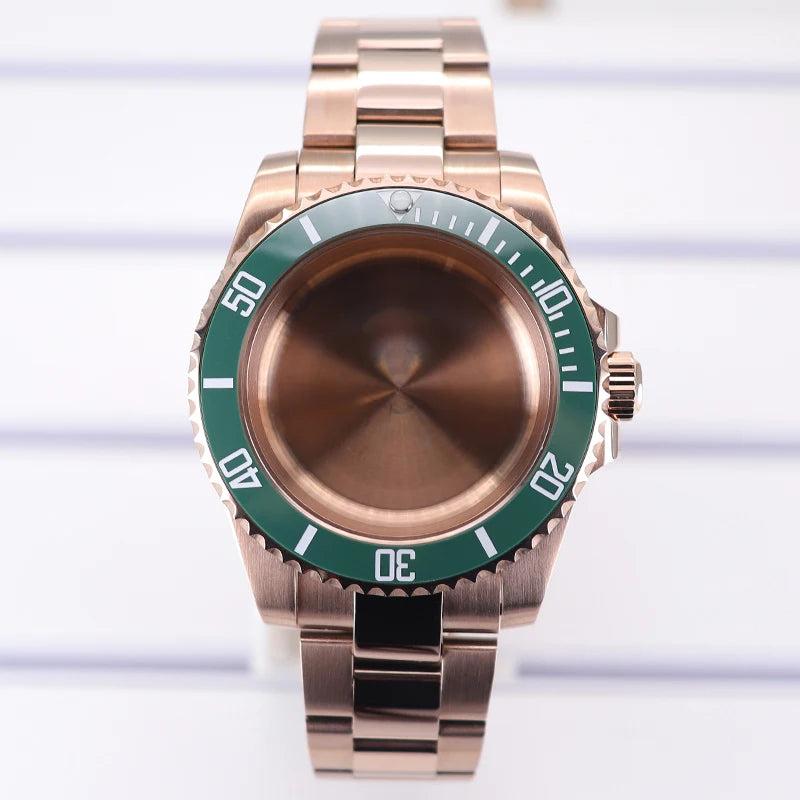 40mm Watch Case For NH35 NH36 NH70/8215/Eta2824 PT5000 NH34 Sapphire Glass