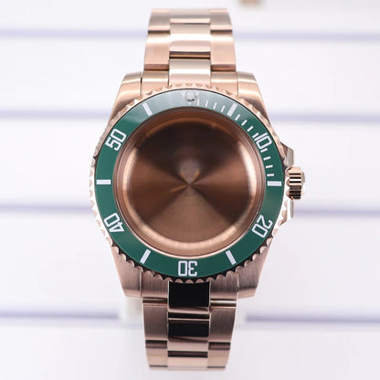 40mm Watch Case For NH35 NH36 NH70/8215/Eta2824 PT5000 NH34 Sapphire Glass