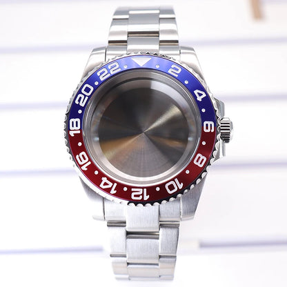 40mm Watch Cases Sapphire For Nh35 Nh36 Nh34/38 Nh70 Miyota 8215 Eta 2824 PT5000