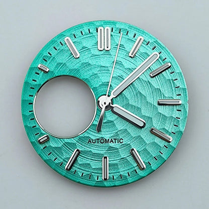 Modified 28.5mm Multicolor Watch Dial Green with Luminous for NH38 Movement