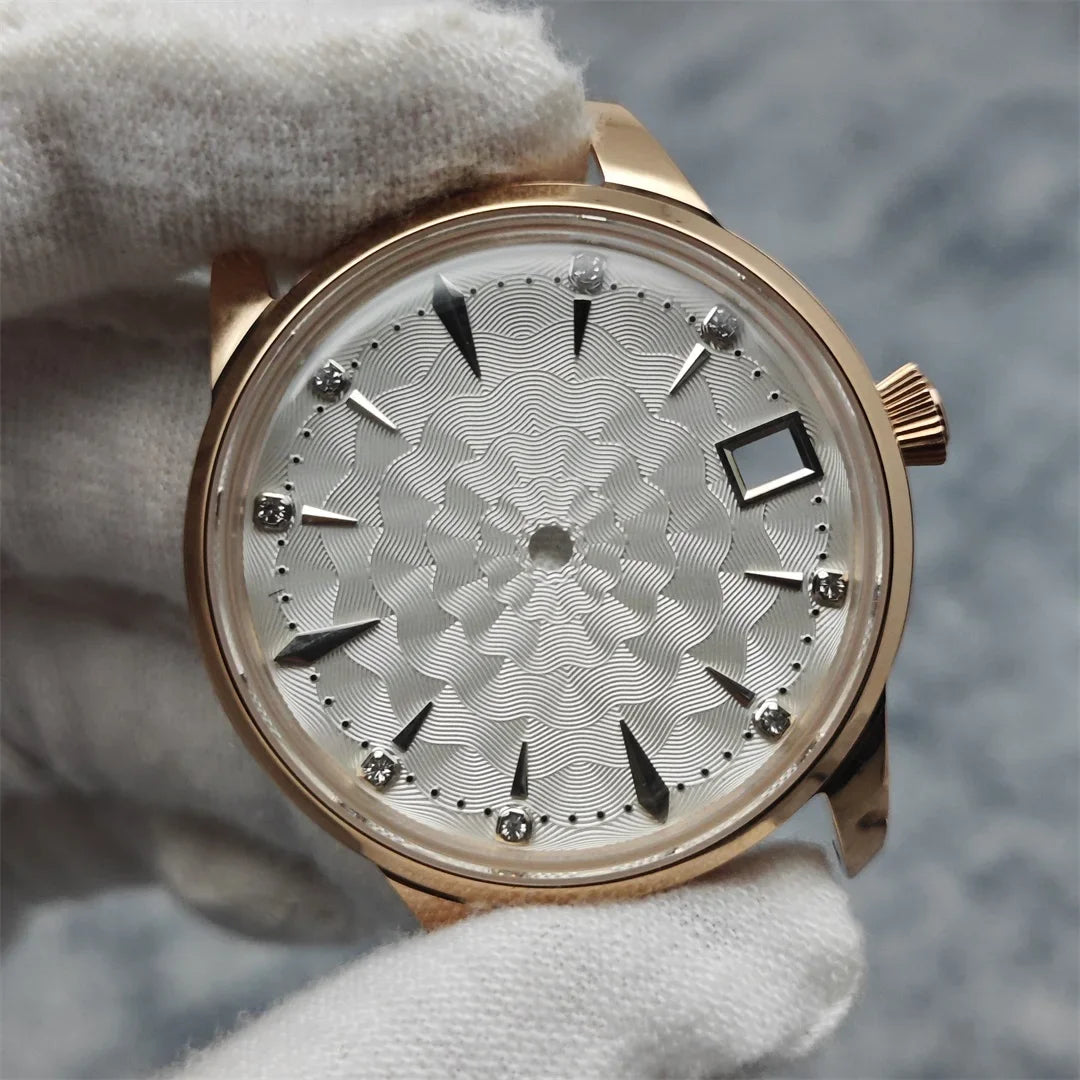 33mm Bubble Crystal Women's Cocktail Steel Watch Case for NH35/NH36/4R35A/4R36A