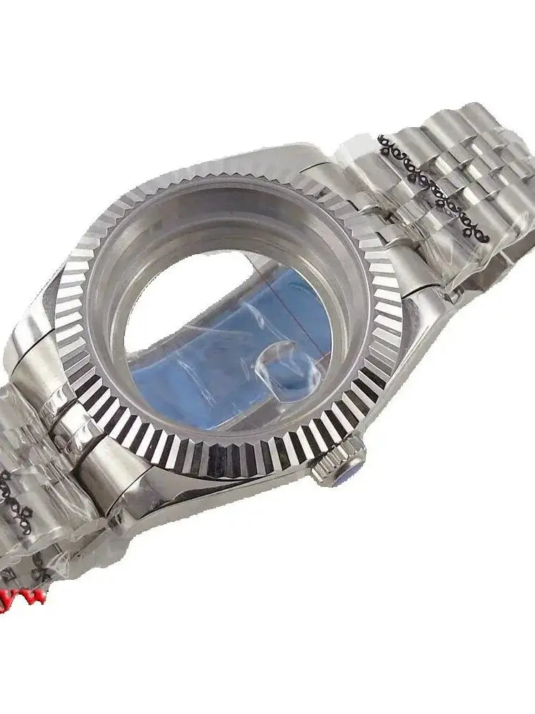 36mm 39mm Flat Sapphire Glass Watch Case Fit Datejust NH35 NH36 ETA 2824 PT5000