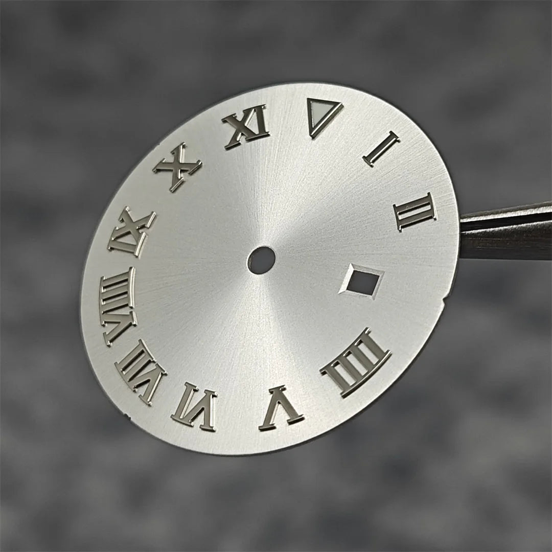 24.5MM Watch Dial Arabic Scale Surface BGW9 Luminous for NH05/NH06 for 31mm Case